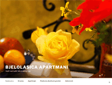 Tablet Screenshot of bjelolasica-apartmani.com.hr